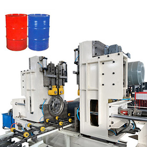 Metal barrel production line